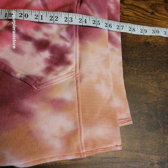 American Eagle Tie Dye Hoodie Size S Oversized Jegging Fit Soft Stretch Colorful - Picture 8 of 10